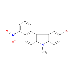 7H-Benzo[c]carbazole, 10-bromo-7-methyl-4-nitro-