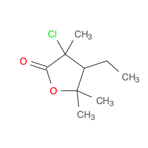 2(3H)-Furanone, 3-chloro-4-ethyldihydro-3,5,5-trimethyl-