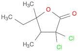 2(3H)-Furanone, 3,3-dichloro-5-ethyldihydro-4,5-dimethyl-