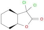 2(3H)-Benzofuranone, 3,3-dichlorohexahydro-, cis-