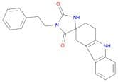 SPIRO[3H-CARBAZOLE-3,4'-IMIDAZOLIDINE]-2',5'-DIONE, 1,2,4,9-TETRAHYDRO-1'-(2-PHENYLETHYL)-