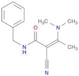 2-Butenamide, 2-cyano-3-(dimethylamino)-N-(phenylmethyl)-, (Z)-