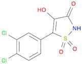 3(2H)-Isothiazolone, 5-(3,4-dichlorophenyl)-4-hydroxy-, 1,1-dioxide