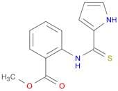 Benzoic acid, 2-[(1H-pyrrol-2-ylthioxomethyl)amino]-, methyl ester