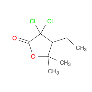 2(3H)-Furanone, 3,3-dichloro-4-ethyldihydro-5,5-dimethyl-