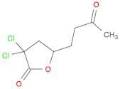 2(3H)-Furanone, 3,3-dichlorodihydro-5-(3-oxobutyl)-