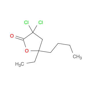 2(3H)-Furanone, 5-butyl-3,3-dichloro-5-ethyldihydro-