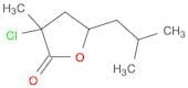 2(3H)-Furanone, 3-chlorodihydro-3-methyl-5-(2-methylpropyl)-