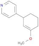Pyridine, 4-(3-methoxy-2-cyclohexen-1-yl)-