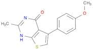Thieno[2,3-d]pyrimidin-4(1H)-one, 5-(4-methoxyphenyl)-2-methyl-