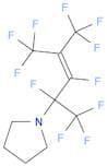 Pyrrolidine, 1-[1,2,4,4,4-pentafluoro-1,3-bis(trifluoromethyl)-2-butenyl]-
