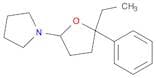 Pyrrolidine, 1-(5-ethyltetrahydro-5-phenyl-2-furanyl)-