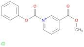Pyridinium, 3-(methoxycarbonyl)-1-(phenoxycarbonyl)-, chloride