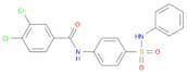 Benzamide, 3,4-dichloro-N-[4-[(phenylamino)sulfonyl]phenyl]-