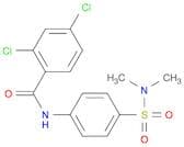 Benzamide, 2,4-dichloro-N-[4-[(dimethylamino)sulfonyl]phenyl]-
