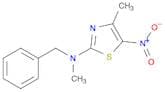 2-Thiazolamine, N,4-dimethyl-5-nitro-N-(phenylmethyl)-