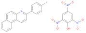 Benzo[f]quinoline, 3-(4-fluorophenyl)-, compd. with 2,4,6-trinitrophenol(1:1)