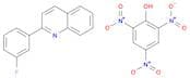 Quinoline, 2-(3-fluorophenyl)-, compd. with 2,4,6-trinitrophenol (1:1)