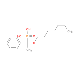 Phosphonic acid, [1-(heptyloxy)-1-phenylethyl]-