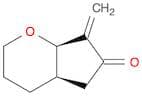 Cyclopenta[b]pyran-6(2H)-one, hexahydro-7-methylene-, cis-