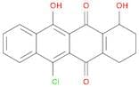 5,12-Naphthacenedione, 6-chloro-1,2,3,4-tetrahydro-1,11-dihydroxy-