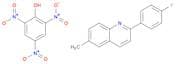 Quinoline, 2-(4-fluorophenyl)-6-methyl-, compd. with 2,4,6-trinitrophenol(1:1)