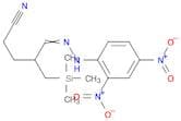 Pentanenitrile, 4-[[(2,4-dinitrophenyl)hydrazono]methyl]-5-(trimethylsilyl)-