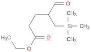 Pentanoic acid, 4-formyl-5-(trimethylsilyl)-, ethyl ester