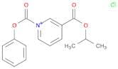 Pyridinium, 3-[(1-methylethoxy)carbonyl]-1-(phenoxycarbonyl)-, chloride