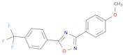 1,2,4-Oxadiazole, 3-(4-methoxyphenyl)-5-[4-(trifluoromethyl)phenyl]-