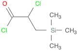 Propanoyl chloride, 2-chloro-3-(trimethylsilyl)-