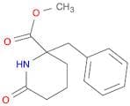 2-Piperidinecarboxylic acid, 6-oxo-2-(phenylmethyl)-, methyl ester