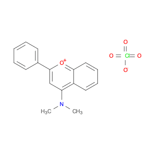 1-Benzopyrylium, 4-(dimethylamino)-2-phenyl-, perchlorate