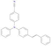 Benzonitrile, 4-[phenyl[4-(2-phenylethenyl)phenyl]amino]-