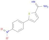 2-Thiophenecarboximidamide, 5-(4-nitrophenyl)-