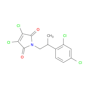 1H-Pyrrole-2,5-dione, 3,4-dichloro-1-[2-(2,4-dichlorophenyl)propyl]-
