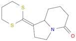 1-(1,3-Dithian-2-ylidene)hexahydroindolizin-5(1H)-one