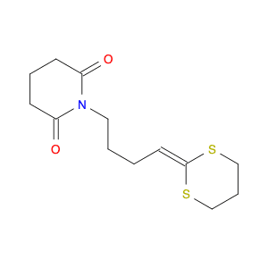 2,6-Piperidinedione, 1-[4-(1,3-dithian-2-ylidene)butyl]-