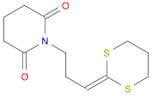 2,6-Piperidinedione, 1-[3-(1,3-dithian-2-ylidene)propyl]-