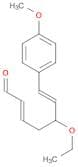 2,6-Heptadienal, 5-ethoxy-7-(4-methoxyphenyl)-, (E,E)-