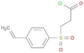 Propanoyl chloride, 3-[(4-ethenylphenyl)sulfonyl]-