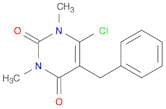 2,4(1H,3H)-Pyrimidinedione, 6-chloro-1,3-dimethyl-5-(phenylmethyl)-