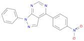4-(4-Nitrophenyl)-1-phenyl-1H-pyrazolo[3,4-d]pyrimidine