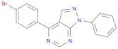 4-(4-Bromophenyl)-1-phenyl-1H-pyrazolo[3,4-d]pyrimidine