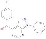 Methanone, (4-fluorophenyl)(1-phenyl-1H-pyrazolo[3,4-d]pyrimidin-4-yl)-