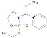 Pyridinium, 1-[[(diethoxyphosphinyl)imino](methylthio)methyl]-