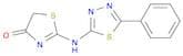 2-((5-Phenyl-1,3,4-thiadiazol-2-yl)amino)thiazol-4(5H)-one