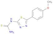 Thiourea, [5-(4-methoxyphenyl)-1,3,4-thiadiazol-2-yl]-
