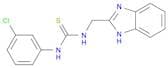 Thiourea, N-(1H-benzimidazol-2-ylmethyl)-N'-(3-chlorophenyl)-