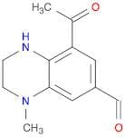 8-Acetyl-4-methyl-1,2,3,4-tetrahydroquinoxaline-6-carbaldehyde
